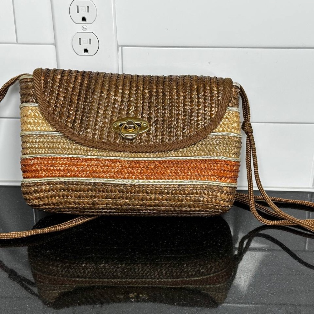 Amazing Straw Crossbody Women's Handbag Lightweight